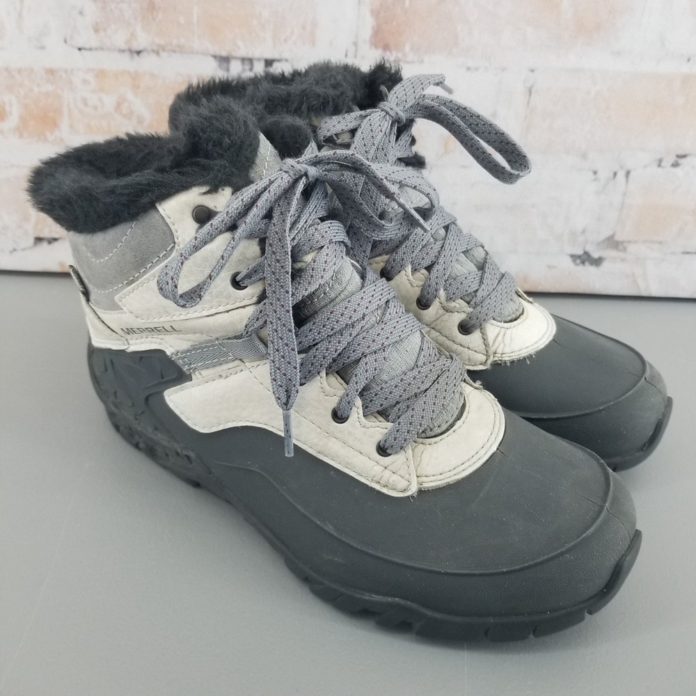 Merrell Aurora 6 Ice+ Waterproof Winter Hiking Boot Women's 7.5 Fleece Lined